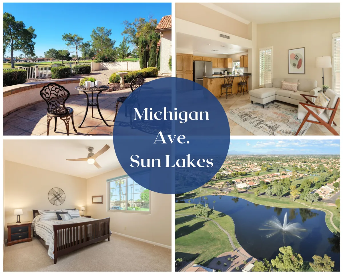 The image showcases a spacious outdoor seating area with sweeping sunrise views over the golf course, seamlessly connecting to a modern kitchen, inviting living room perfect for family gatherings, and a cozy bedroom retreat. The overall ambiance is warm, welcoming, and ideal for relaxing, entertaining, or enjoying peaceful moments by the lake.